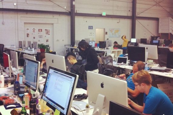 community team hard at work